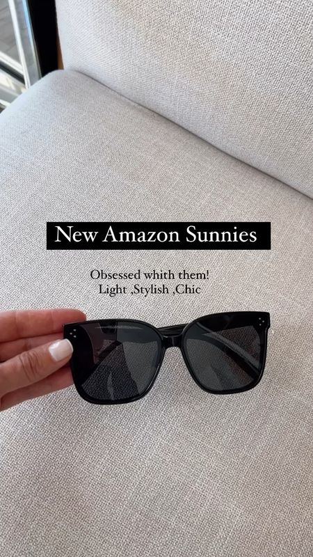 New Amazon Sunnies 
I am obsessed with them!! 
Light , stylish and so chic!!


#LTKtravel #LTKFind #LTKunder50