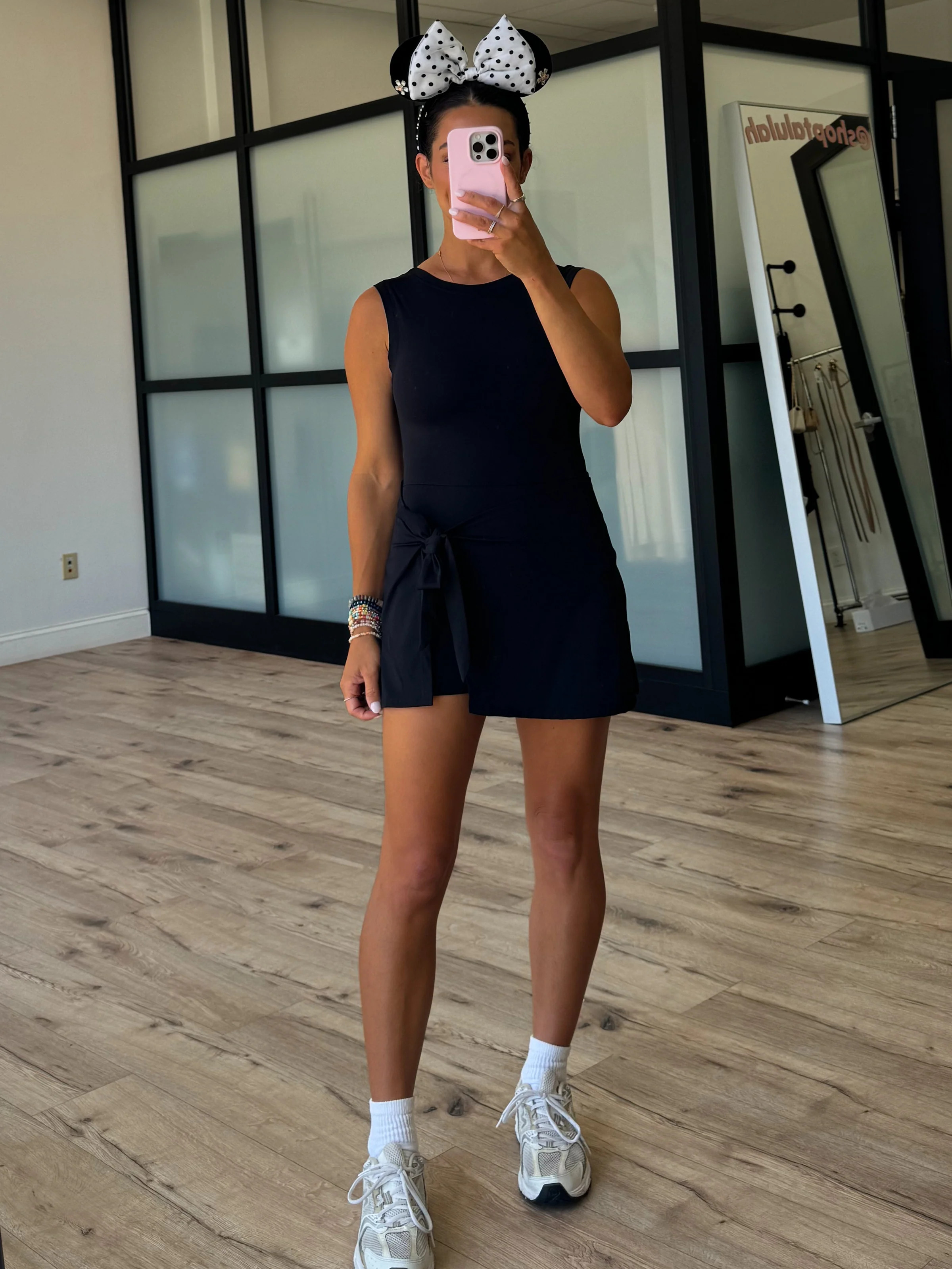 Aveline Active Wrap Romper | Black | Talulah