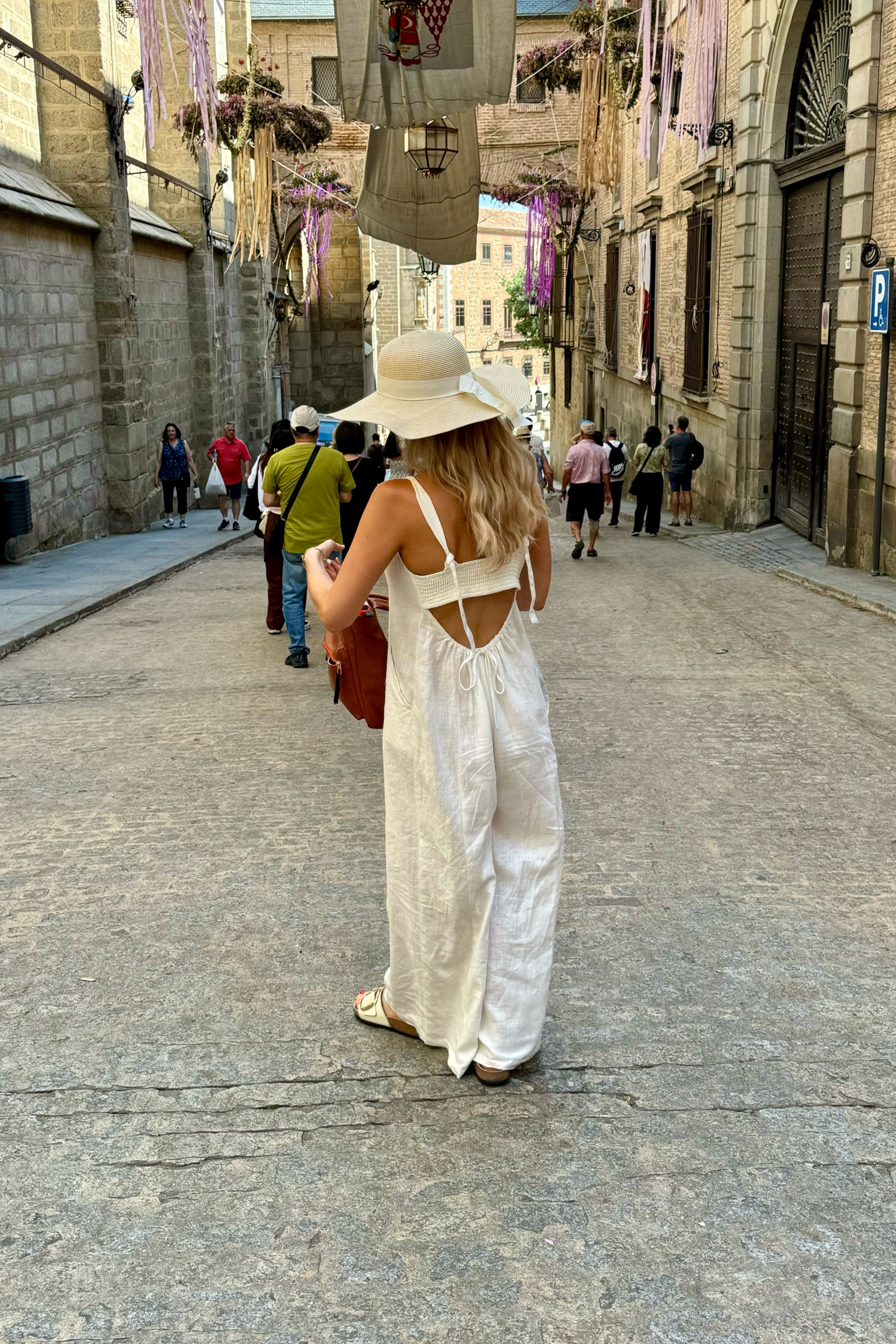 Linen jumpsuit. Super comfy and you can wear a strapless bra with it. 

Summer outfit, beach hat, floppy hat, Birkenstocks, sandals, travel outfit, vacation outfit 

#LTKTravel #LTKFindsUnder50 #LTKShoeCrush