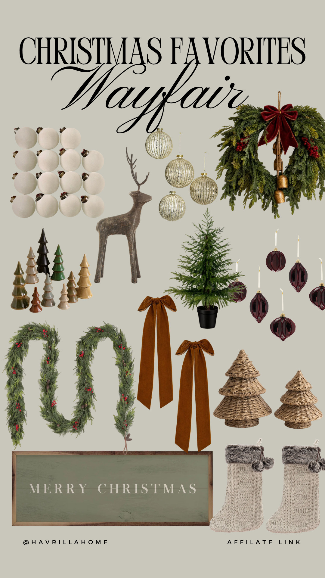 Christmas decor, Wayfair Christmas decor, Christmas home decor, traditional Christmas decor, vintage Christmas decor, Christmas decorating ideas, velvet Christmas bows, Christmas wreath, Christmas ornaments, Christmas garland, tabletop Christmas trees, woven Christmas trees, Christmas stockings, holiday home decor, burgundy Christmas decor, classic Christmas decorations, cozy Christmas aesthetic, Wayfair Christmas finds, Christmas decor inspiration, holiday decorating ideas

#LTKSeasonal #LTKHome