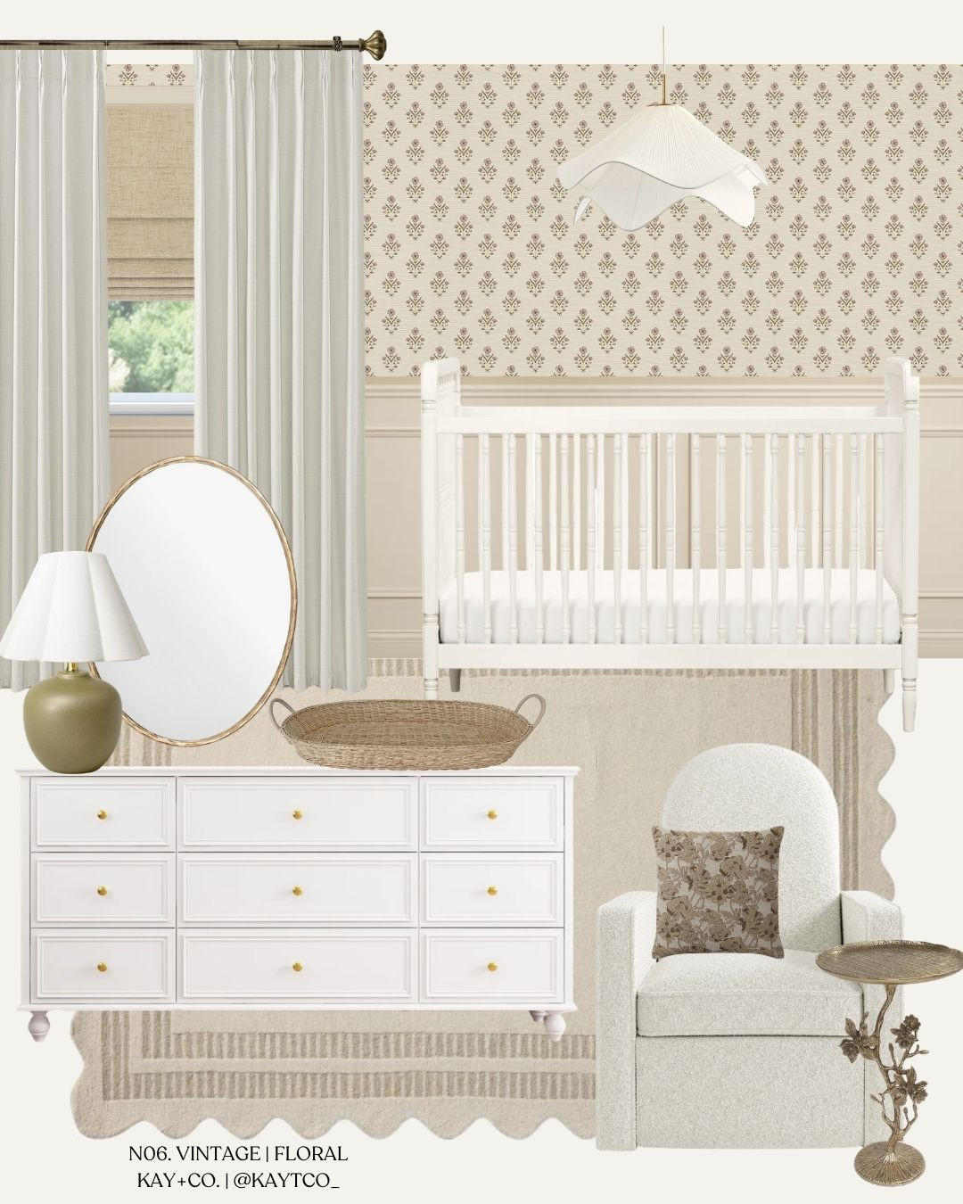 N06. A little touch of vintage to this floral inspired room 🌸 

When designing any nursery, I always begin with @wayfaircanada, my one-stop-shop for furniture & decor, and all of my favourite brands like Namesake, Storkcraft, Loloi and more! 

Then, I slowly add in pieces from different shops, special keepsake items, or antiques as I curate the space to make it personal.   

 #LTKhome #LTKbaby