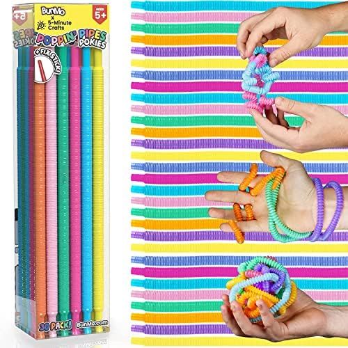 BunMo Pop Tubes Stocking Stuffers for Kids - 30 pcs - Brighten Your Kids Christmas Stocking with ... | Amazon (US)