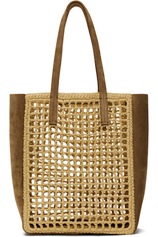 KHAITE - Beige Small Zoe Tote | SSENSE