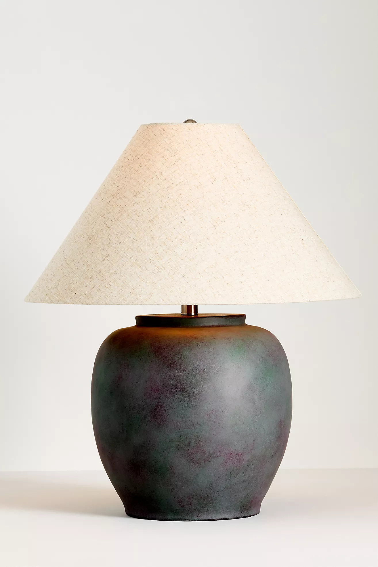 Forest Cement Table Lamp | Anthropologie (US)
