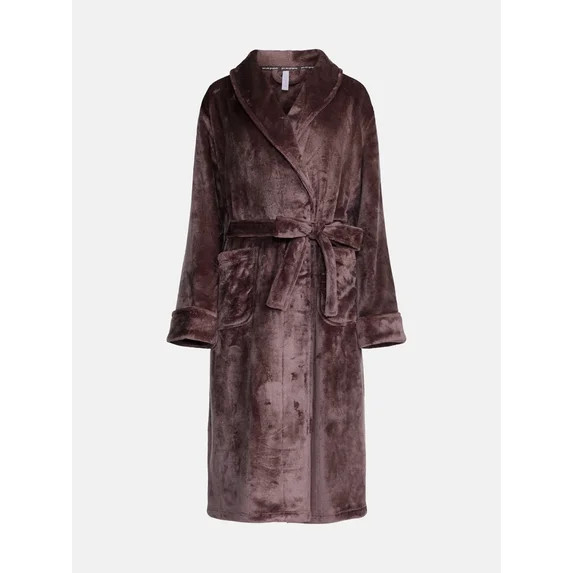 Joyspun Women's Plush Robe, Sizes S to 3X | Walmart (US)