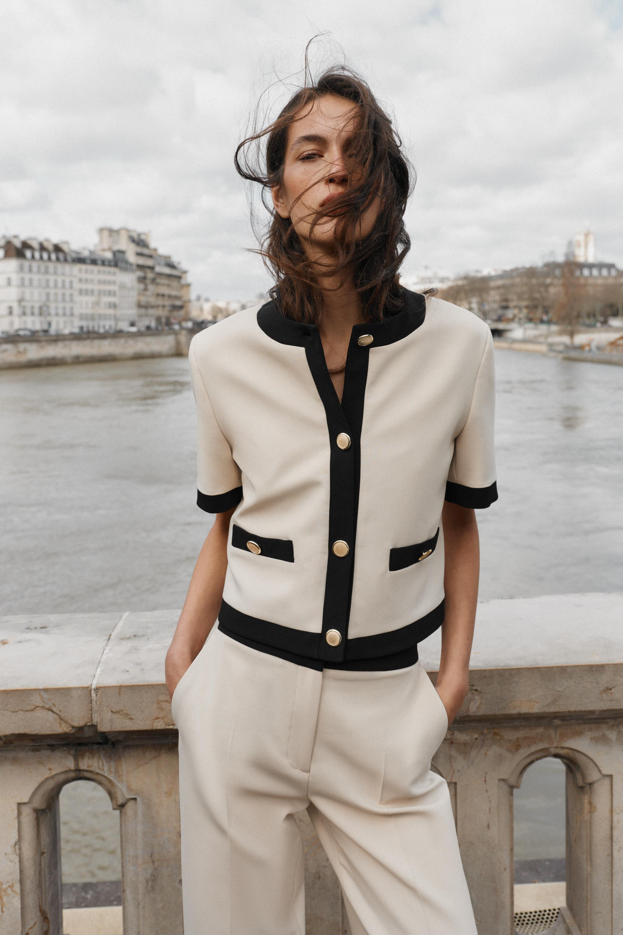 SHORT SLEEVE BLAZER | Zara UK