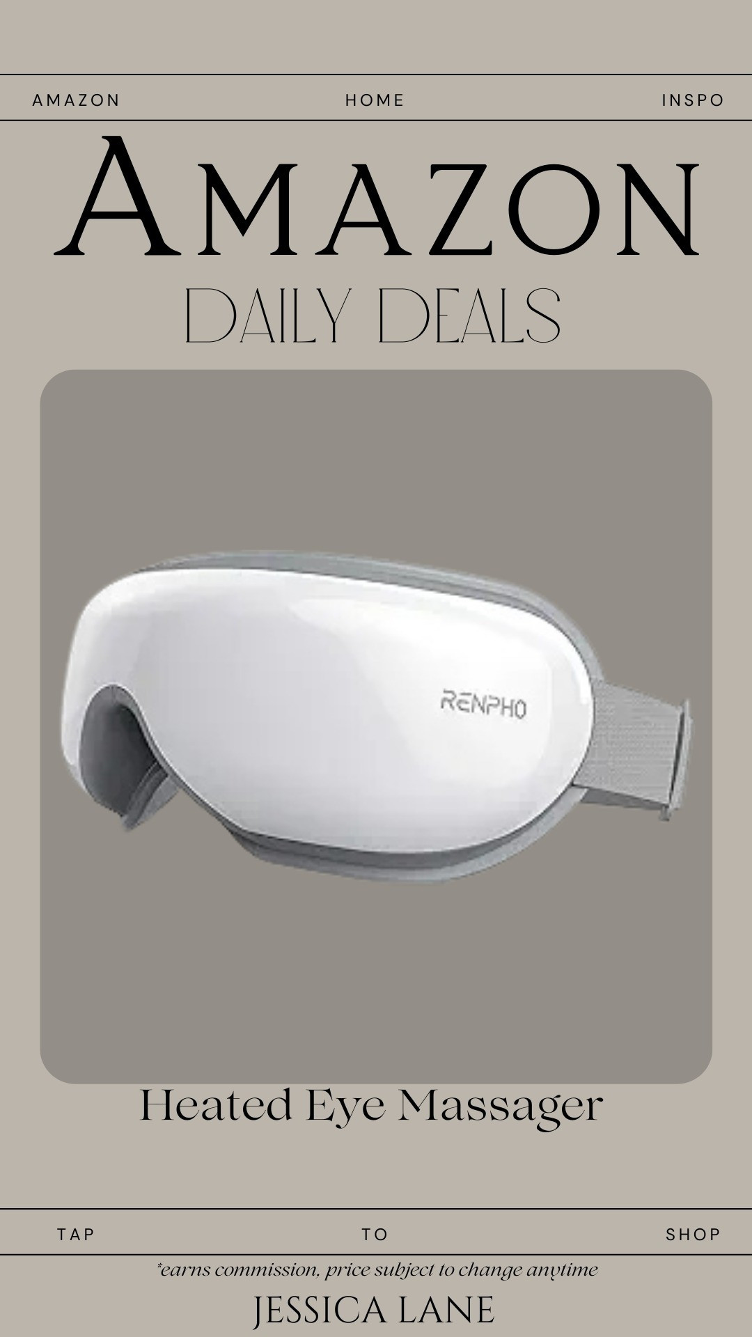 Daily stress relief I didn’t know I needed. Perfect for headaches, screen fatigue, and winding down at night. #amazondeals #selfcarefinds #ltkhome

#LTKGiftGuide #LTKSaleAlert #LTKFindsUnder50