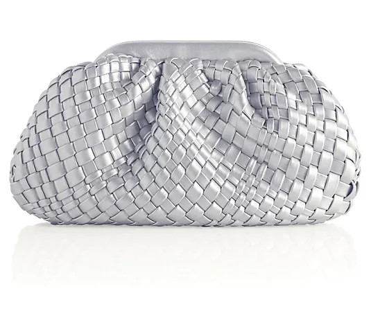 Shiraleah Blythe Woven Clutch | QVC