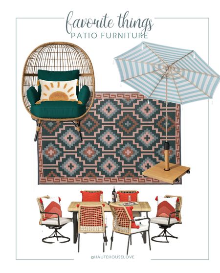 Outdoor Patio Furniture & Accessories

Outdoor Patio Umbrella | Outdoor Dining Set | Egg Chair | Outdoor Rug | No Fade Rug

#LTKHome