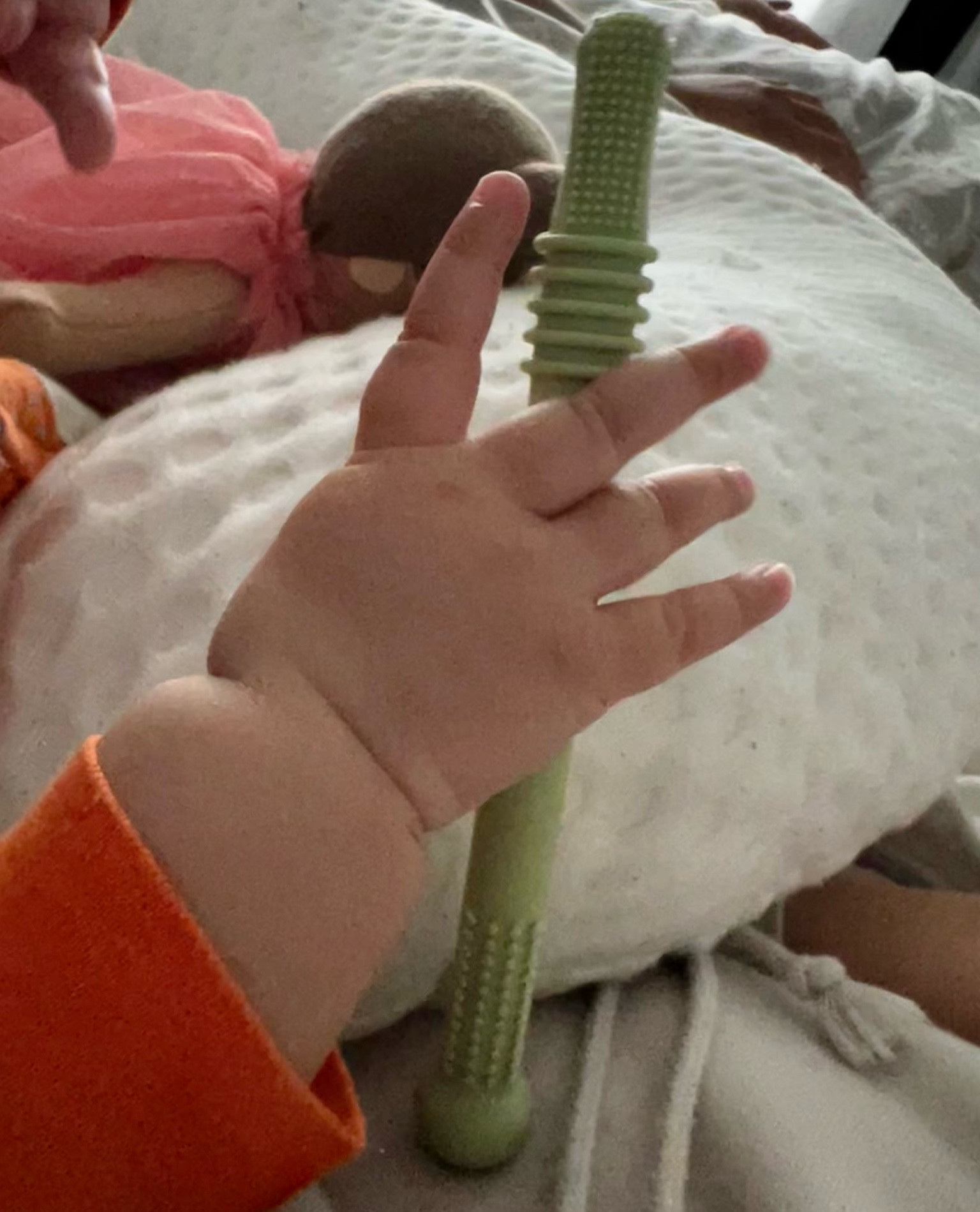 This is just a PSA speaking from experience that babies LOVE these chewable hollow straw tubes. They’re so easy for them to hold and chomp on. Great for teething or just keeping them entertained.

#LTKbaby #LTKkids #LTKfindsunder50