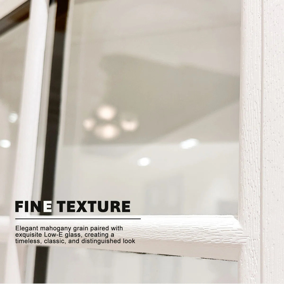 Modern Exterior Entry Front Door With 6-Lite Clean Glass Weatherproof Design For All Climates | Wayfair North America