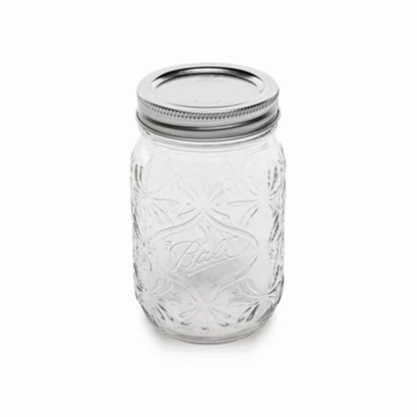 4pk 16oz Pint 140th Anniversary Regular Mouth Mason Jar: Glass Canning Jars, Dishwasher-Safe, Cle... | Walmart (US)