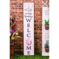 Made To Order Dollhouse Miniature Every Bunny Welcome Easter Porch Sign - Vertical 112 | Etsy (US)