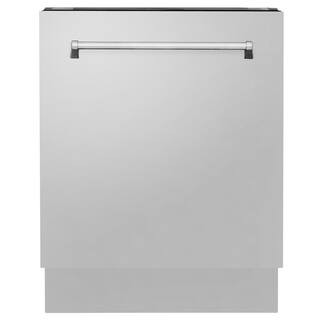 Tallac Series 24 in. Top Control 8-Cycle Tall Tub Dishwasher with 3rd Rack in Stainless Steel | The Home Depot