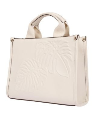 Tommy Bahama Darcy Leaf Motif Medium Tote – Embossed PU Convertible Top Handle and Crossbody Ba... | Macy's