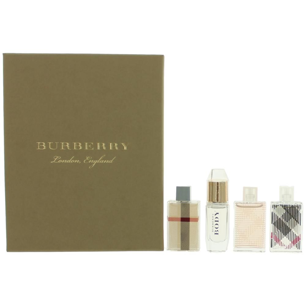 Burberry by Burberry, 4 Piece Variety Mini Gift Set for Women | The Perfume Spot