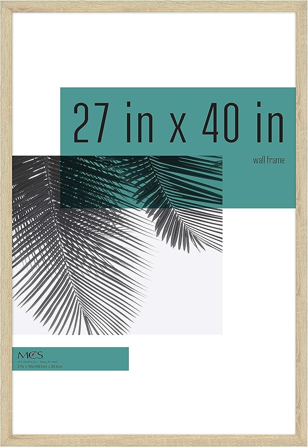 MCS Studio Gallery Frame, Natural Woodgrain, 27 x 40 in , Single | Amazon (US)