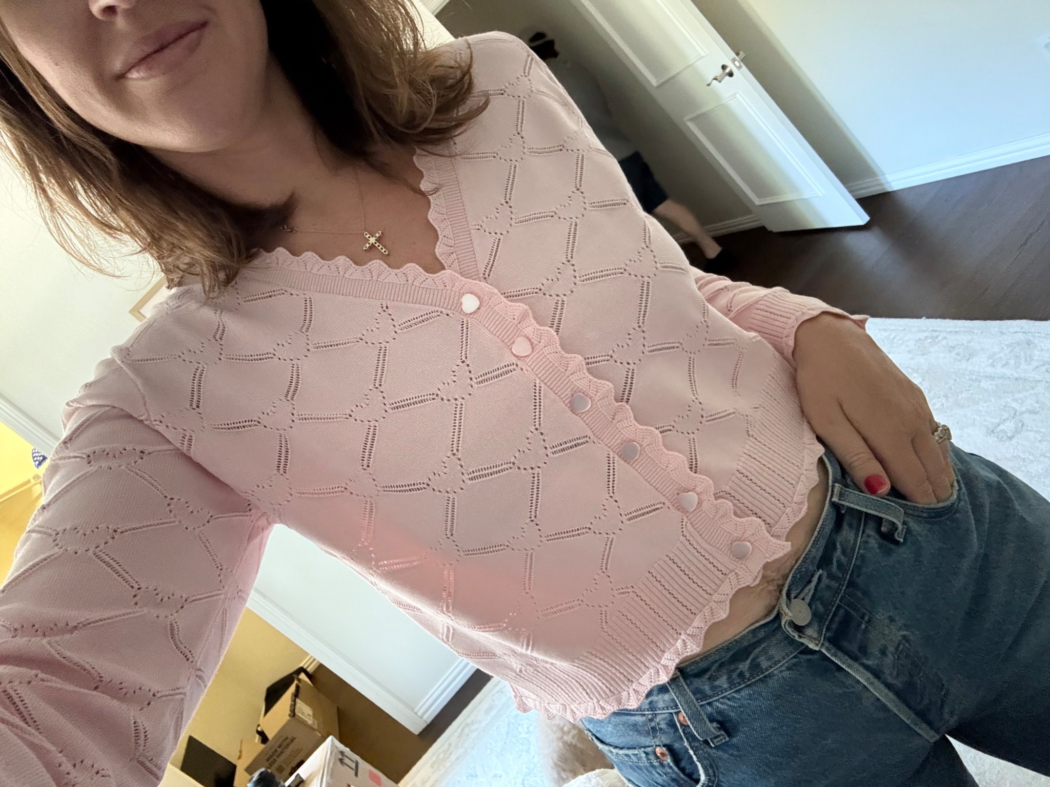 My new love shack fancy sweater. Love!! I’m wearing XL, would say it runs small 💕💕

#LTKSeasonal #LTKMidsize