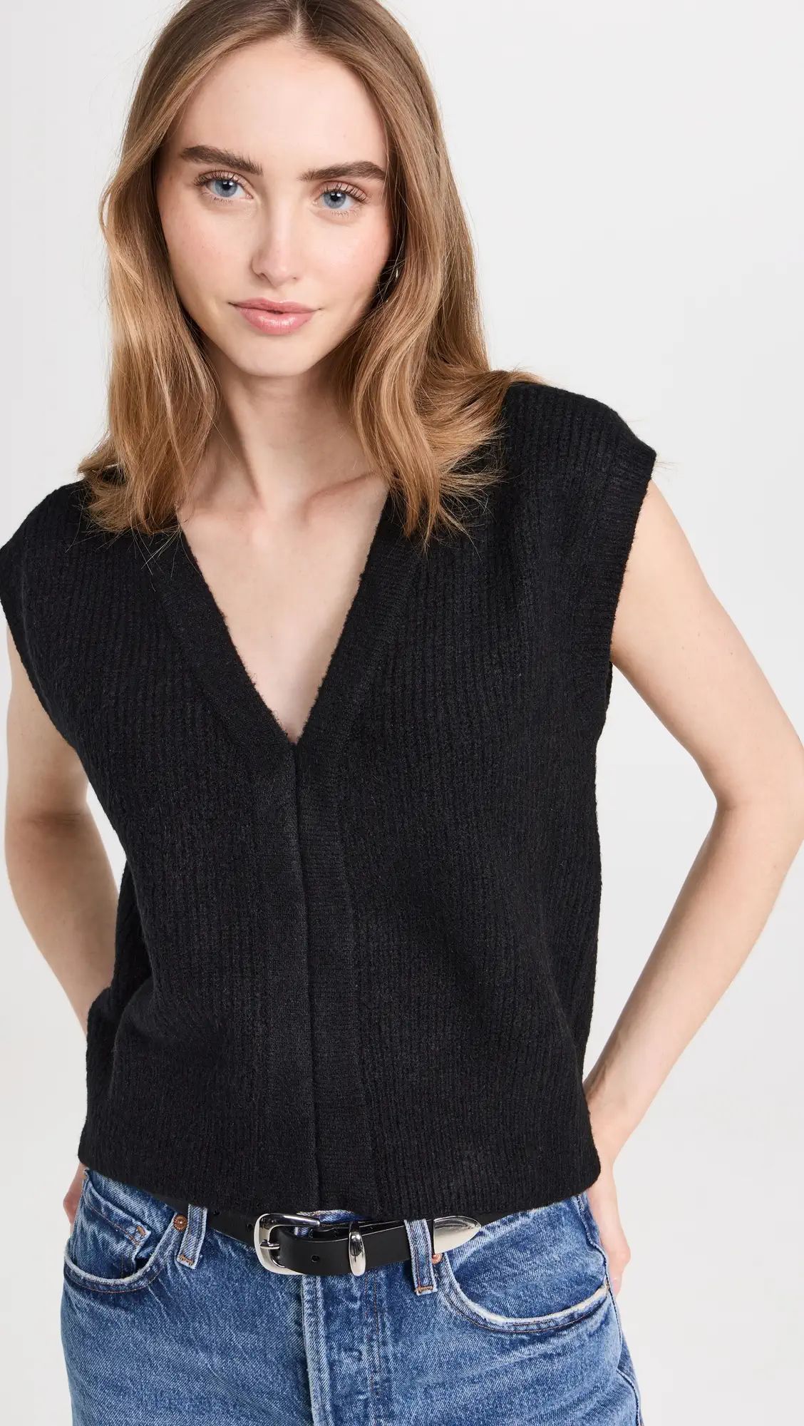 English Factory Fitted Sweater Vest | Shopbop | Shopbop