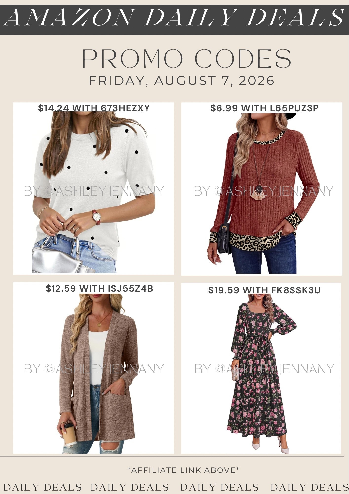 Amazon deals

#LTKSaleAlert #LTKMidsize #LTKSeasonal