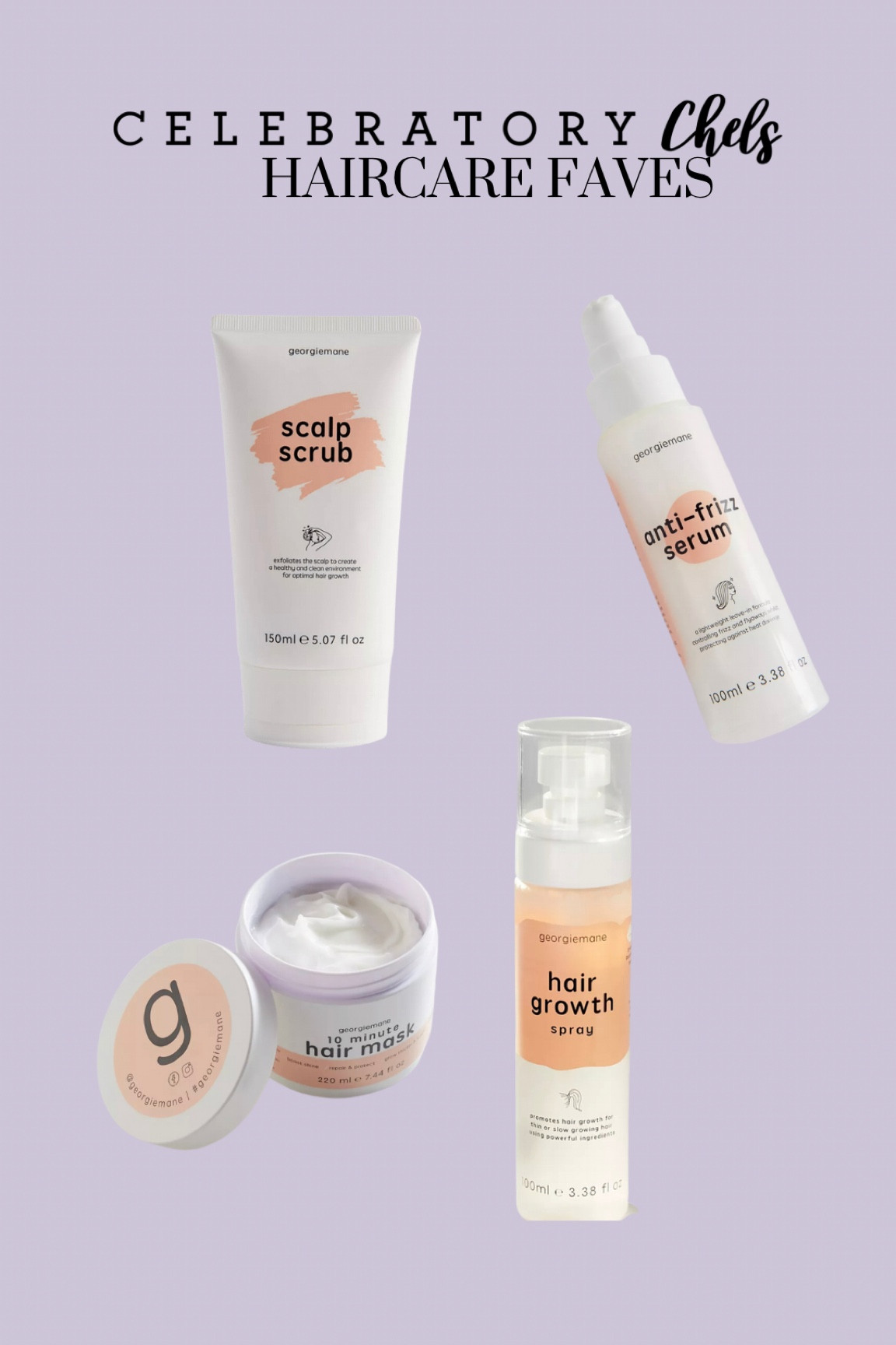 This line has worked wonders for my hair so far!

Georgiemane hair mask
Hair growth spray
Scalp scrub
Anti-frizz serum
Haircare
Beauty 

#LTKunder50 #LTKunder100 #LTKbeauty