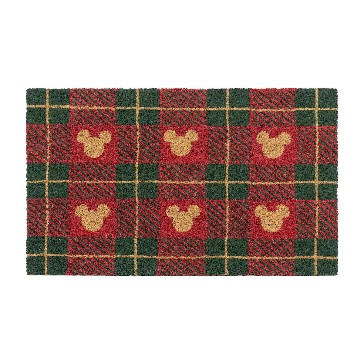 Disney's Mickey Mouse Plaid Doormat | Kohl's