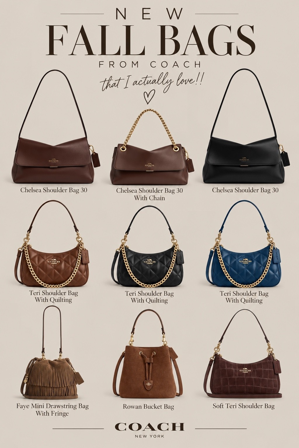 👝👜🤎 new from @coach

#LTKgrwm #LTKmomlife #LTKootd