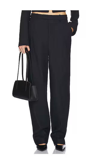 Helsa The Barrel Pant in Black. - size L | Revolve Clothing (Global)