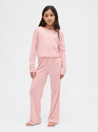 Kids Recycled Pointelle PJ Set | Gap (CA)