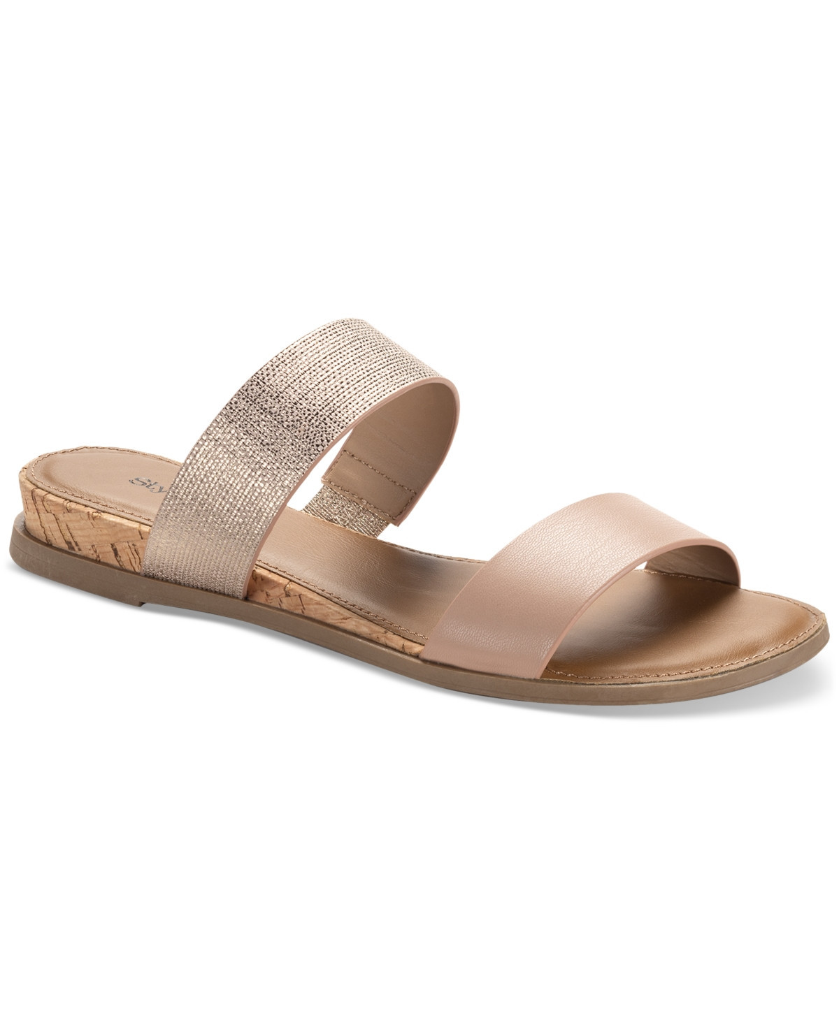Style & Co Women's Elliee Flat Sandals, Exclusively at Macy's - Rosegld Mt | Macy's