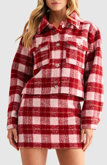 Plaid Crop Jacket | Nordstrom