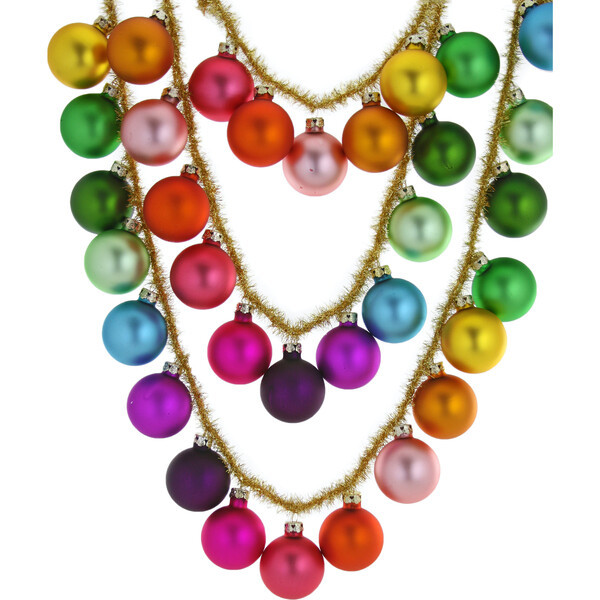 Ornament Garland, Gold | Maisonette