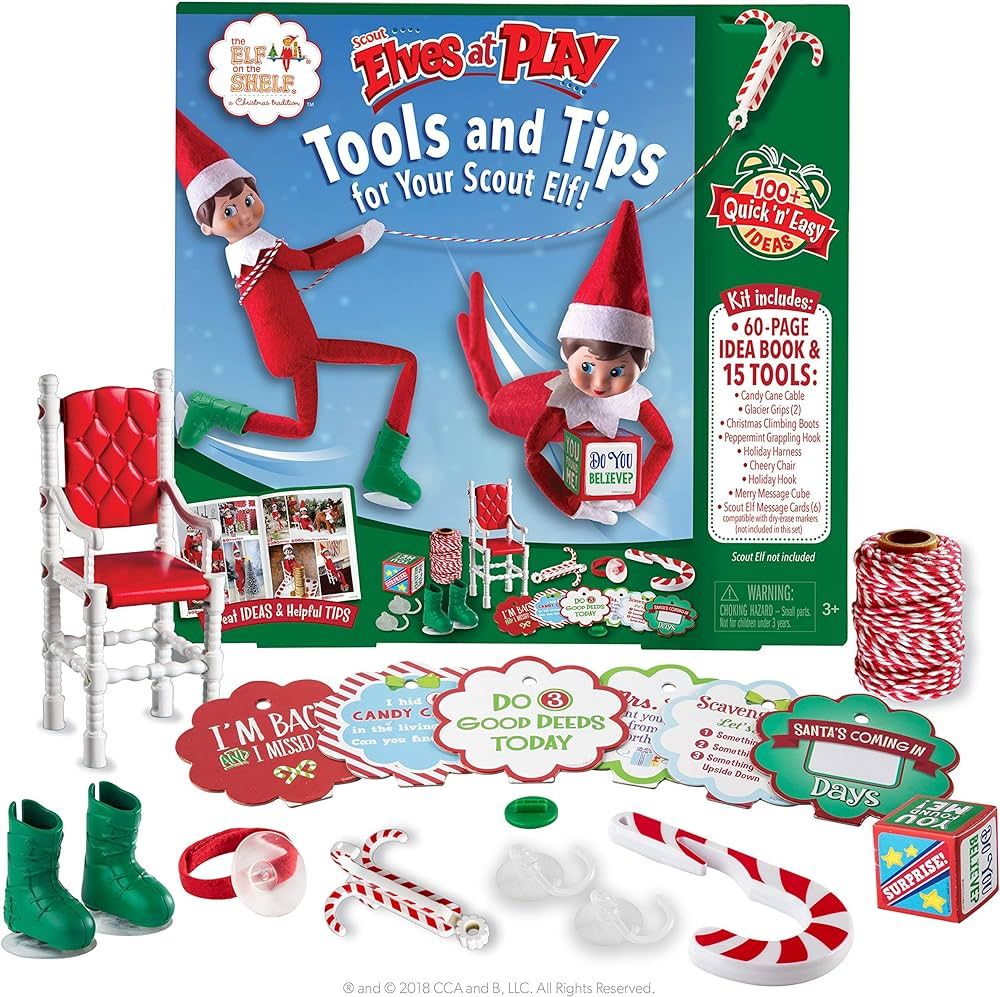 The Elf on the Shelf Scout Elves at Play Accessory Kit-Over 100 Days of Ideas! | Amazon (US)