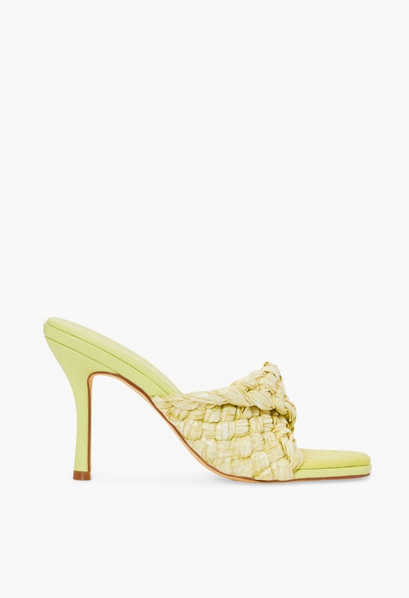 Summer Flared Heeled Mule | JustFab