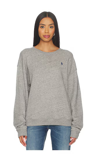 Fleece Crewneck in Dark Vintage Heather | Revolve Clothing (Global)