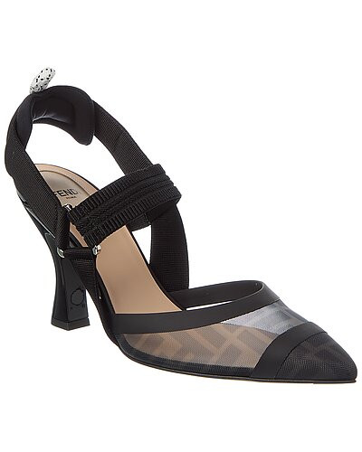 Colibri FF Mesh & Leather Slingback Pump | Rue La La