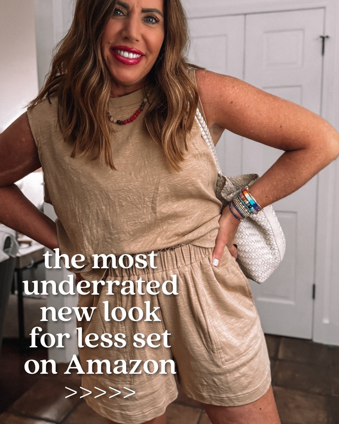 🚨Super comfy & flattering look for less short sets on Amazon!

They come in 4 colors
 46% Rayon, 46% Cotton, 8% Spandex

Perfect to lounge in, travel in, vacation & more! Style them separately with other pieces in your wardrobe or together as a set. I sized up to a large.

#LTKOver40 #LTKMidsize #LTKTravel