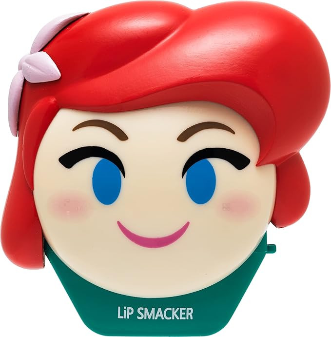 Lip Smacker Disney Little Mermaid Ariel Emoji Lip Balm, Flavored Lip Balm, Clear, For Kids | Amazon (US)