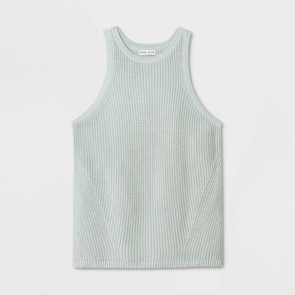 Women's Plus Size Sleeveless Sweater Tank - Ava & Viv™ | Target