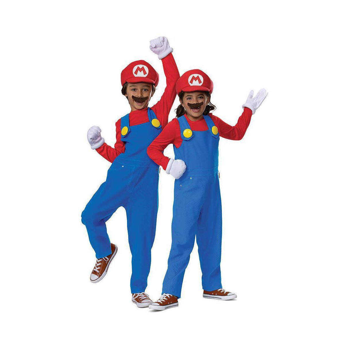 Kids' Super Mario Bros Mario Elevated Halloween Costume Jumpsuit 4-6 | Target