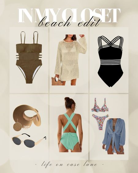 I own and recommend all of these… note the two piece is VERY cheeky… I will only be wearing it an all-inclusive resort with my husband. 😛

Swimwear, swimsuit, one piece swimsuit, sunglasses, sun hat, beach coverup 

#LTKFindsUnder100 #LTKSaleAlert #LTKSwim