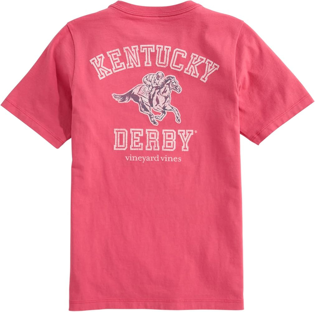 vineyard vines Boys' Boys' Kentucky Derby Varsity Text Short-Sleeve Pocket Tee | Amazon (US)