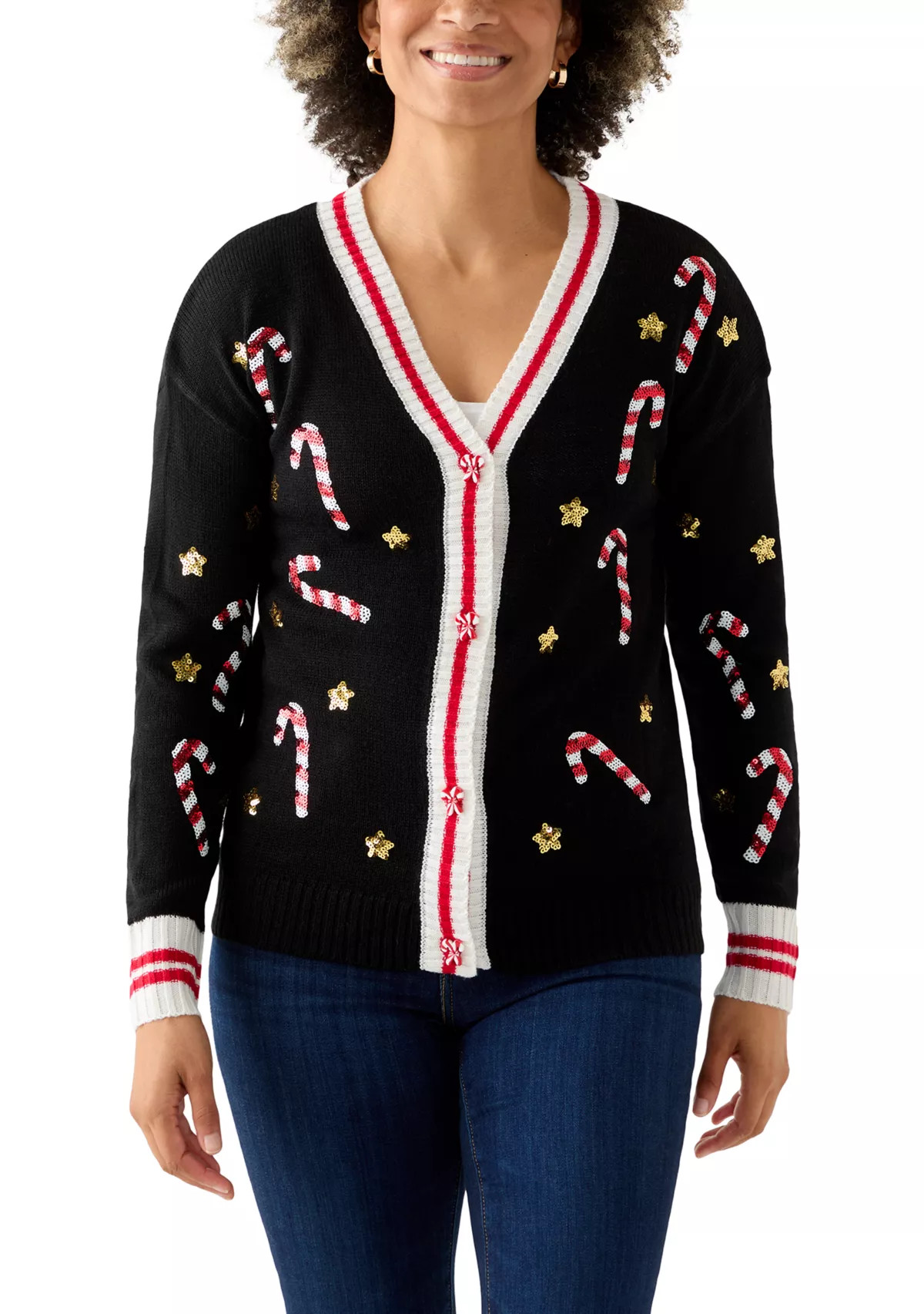 Candy Cane Cardigan | Belk