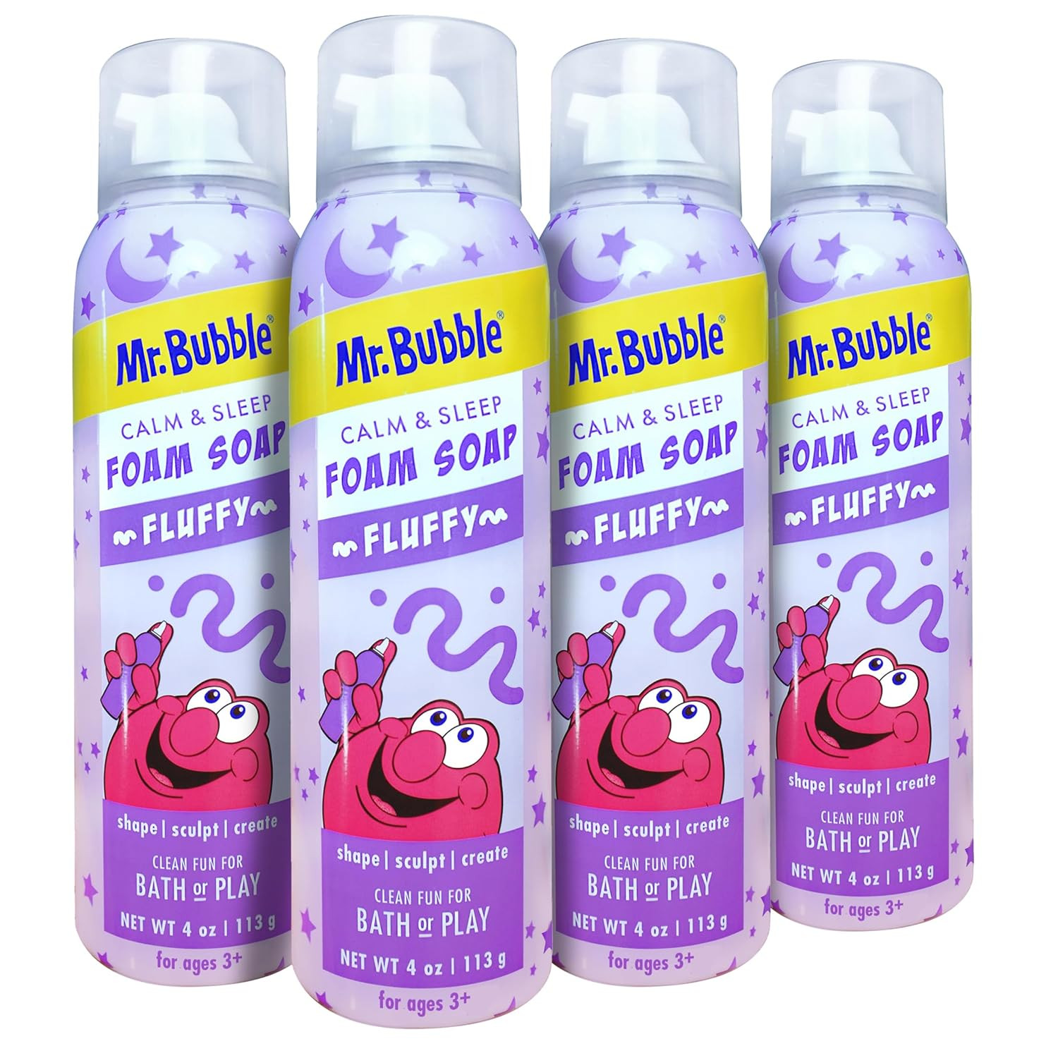 Mr. Bubble Calm & Sleep Foam Soap, 4 oz, 4 pack | Amazon (US)