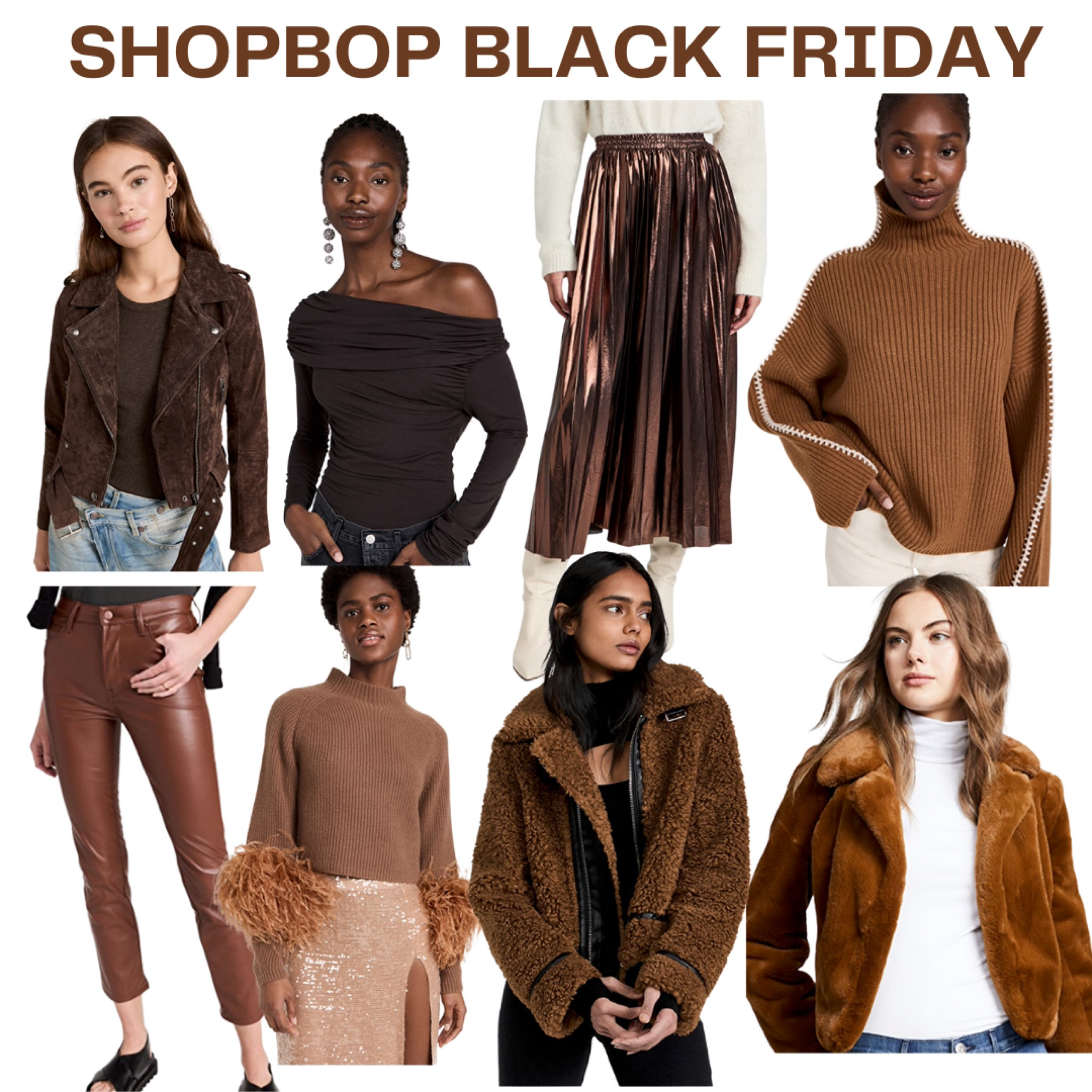 SHOPBOP BLACK FRIDAY SALE 🤎

holiday outfits. 

#LTKHoliday #LTKsalealert #LTKGiftGuide