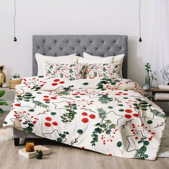 Christmas Botany Comforter Set - Deny Designs | Target