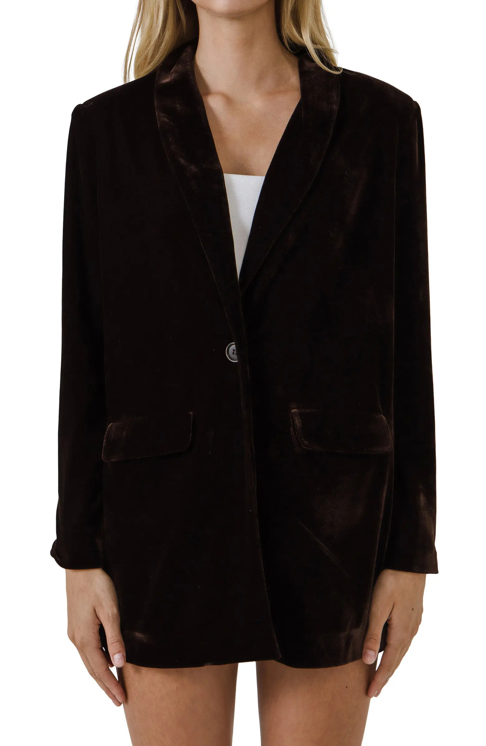 Endless Rose Velvet Blazer | Nordstrom | Nordstrom