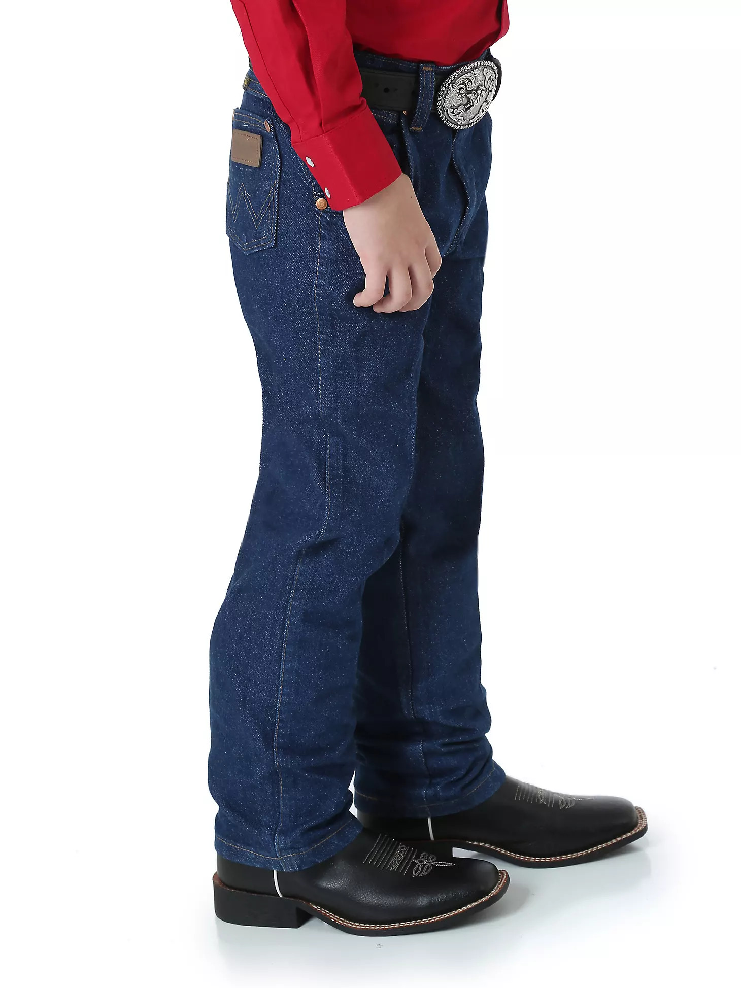 Boy's Prewashed Cowboy Cut® Original Fit Jean (4-7) in Prewashed Indigo | Wrangler