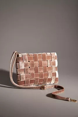 Lindy Woven Clutch: Velvet Edition | Anthropologie (US)