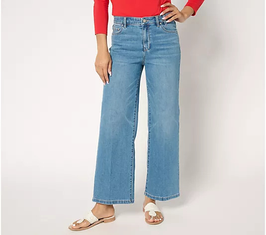 NIC+ZOE Wide Leg Weekend Jeans | QVC